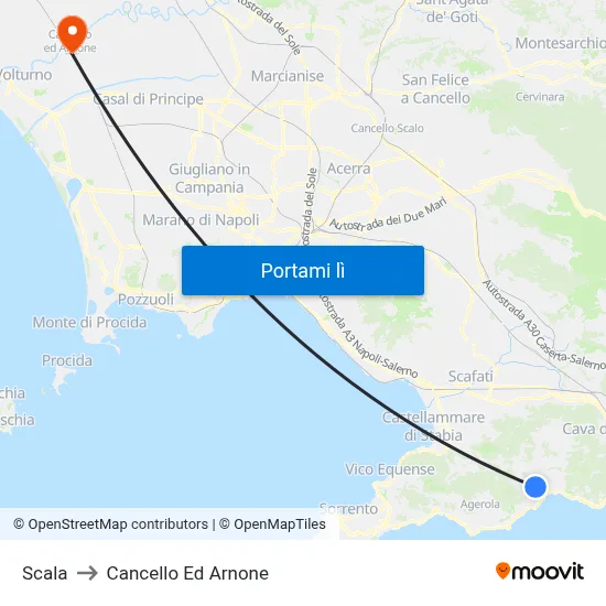 Scala to Cancello Ed Arnone map