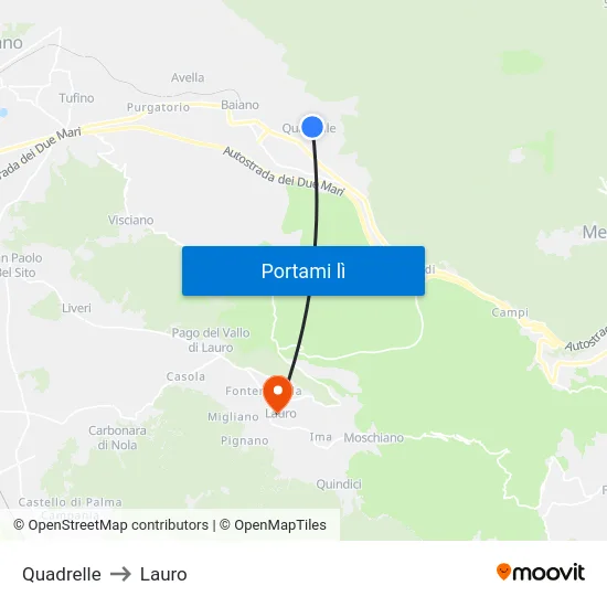 Quadrelle to Lauro map