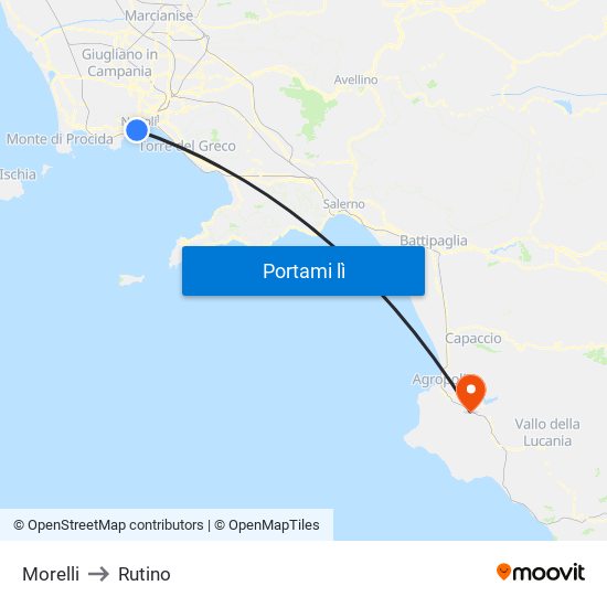 Morelli to Rutino map