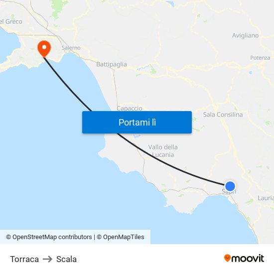 Torraca to Scala map