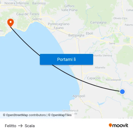 Felitto to Scala map