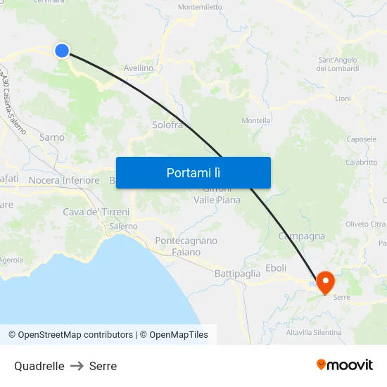 Quadrelle to Serre map