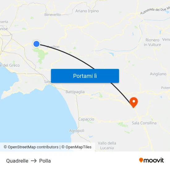 Quadrelle to Polla map