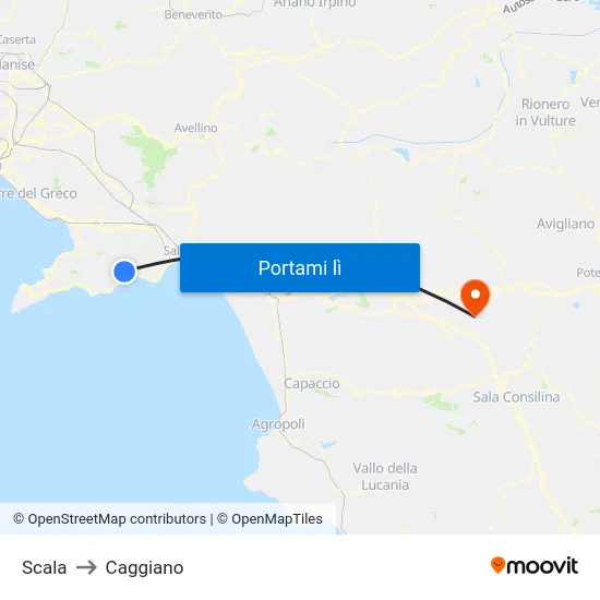 Scala to Caggiano map