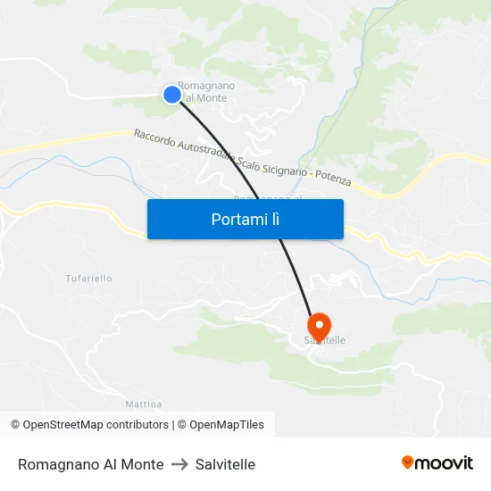 Romagnano Al Monte to Salvitelle map