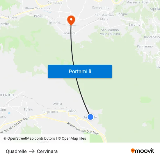 Quadrelle to Cervinara map