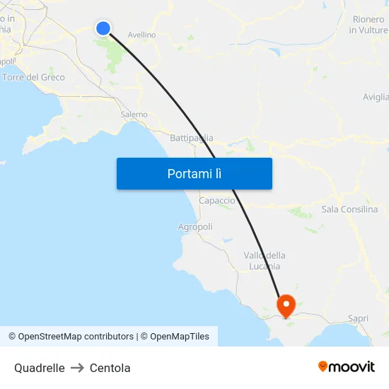 Quadrelle to Centola map