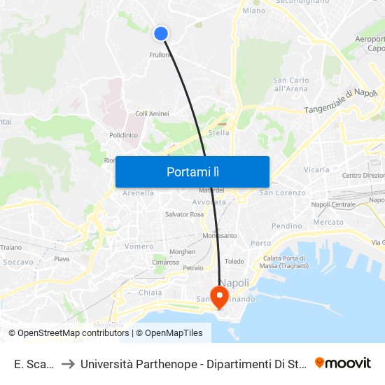 E. Scaglione to Università Parthenope - Dipartimenti Di Studi Economici E Aziendali map