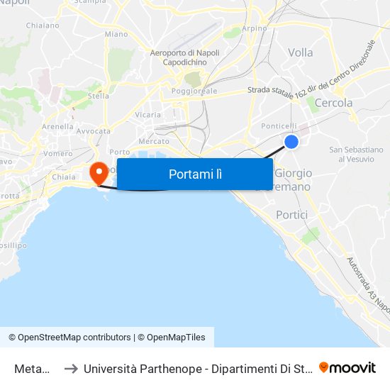 Metamorfosi to Università Parthenope - Dipartimenti Di Studi Economici E Aziendali map