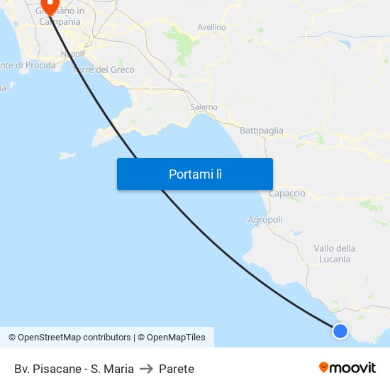 Bv. Pisacane - S. Maria to Parete map