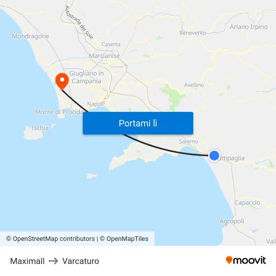 Maximall to Varcaturo map