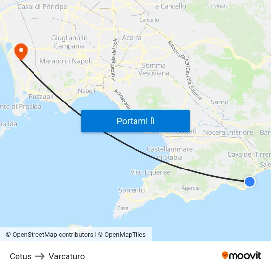 Cetus to Varcaturo map