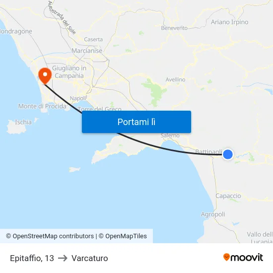 Epitaffio, 13 to Varcaturo map