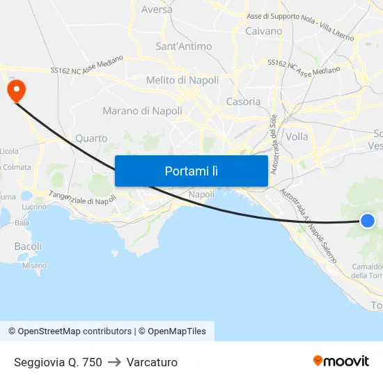 Seggiovia Q. 750 to Varcaturo map