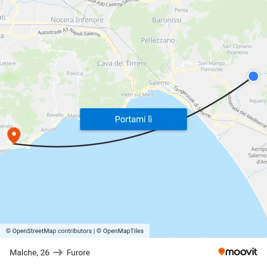 Malche, 26 to Furore map