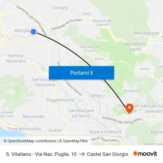 S. Vitaliano - Via Naz. Puglie, 10 to Castel San Giorgio map