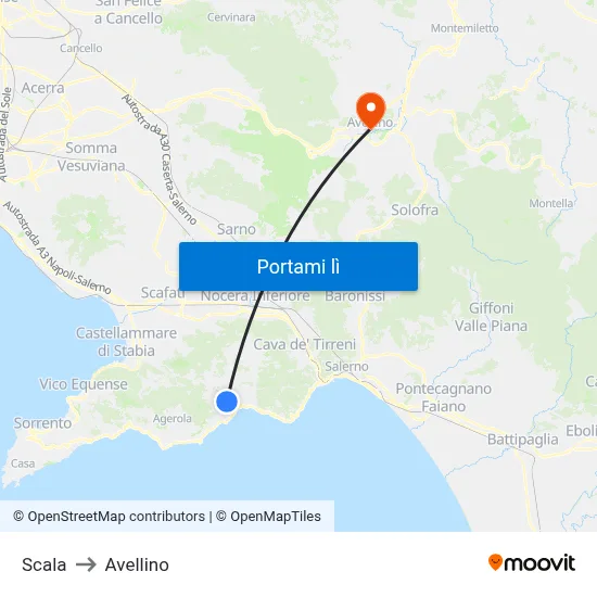 Scala to Avellino map