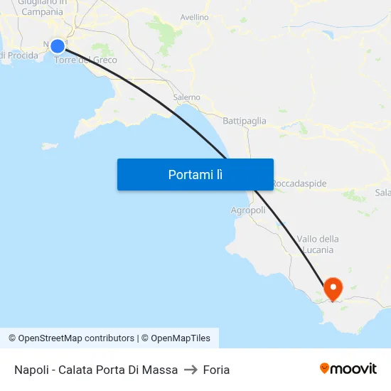 Napoli - Calata Porta Di Massa to Foria map