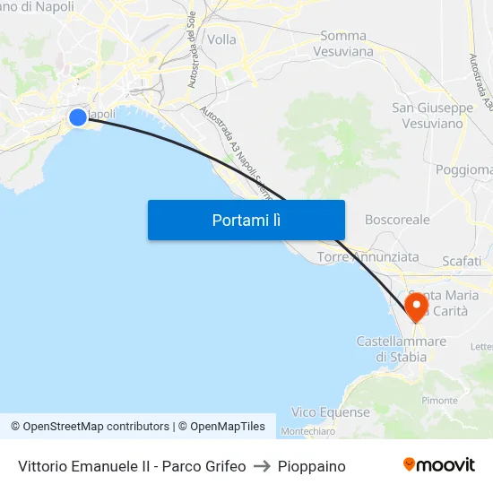 Vittorio Emanuele II - Parco Grifeo to Pioppaino map