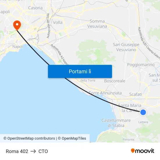 Roma 402 to CTO map