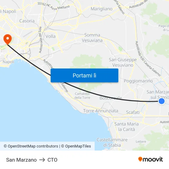 San Marzano to CTO map
