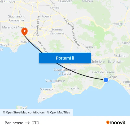 Benincasa to CTO map