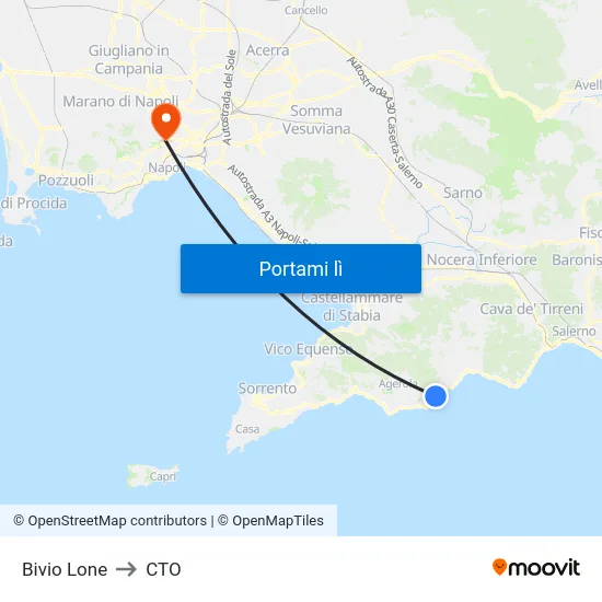 Bivio Lone to CTO map