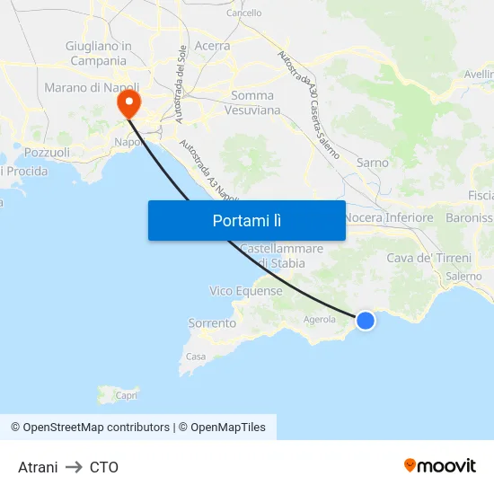 Atrani to CTO map