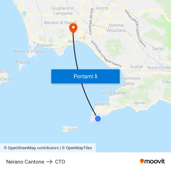 Nerano Cantone to CTO map