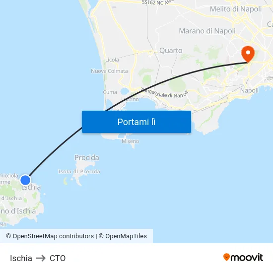 Ischia to CTO map