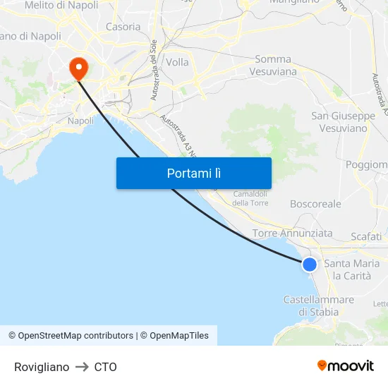 Rovigliano to CTO map