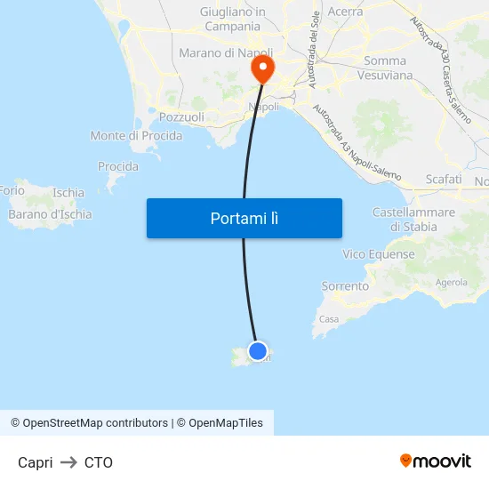Capri to CTO map