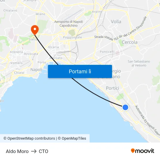 Aldo Moro to CTO map