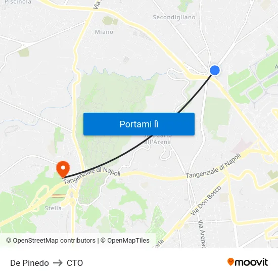 De Pinedo to CTO map
