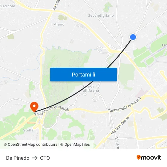 De Pinedo to CTO map