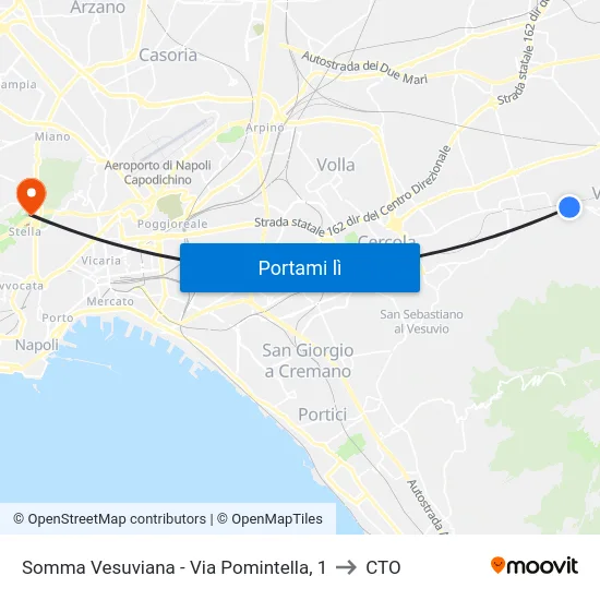 Somma Vesuviana - Via Pomintella, 1 to CTO map