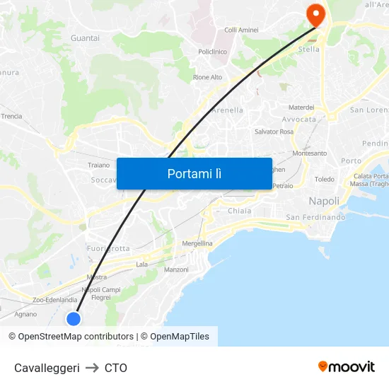 Cavalleggeri to CTO map