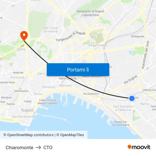 Chiaromonte to CTO map