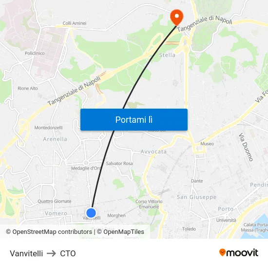 Vanvitelli to CTO map