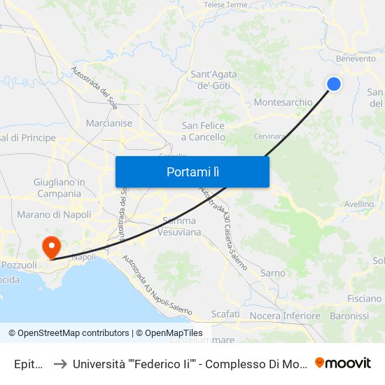 Epitaffio to Università ""Federico Ii"" - Complesso Di Monte Sant'Angelo map