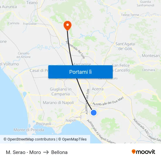 M. Serao - Moro to Bellona map