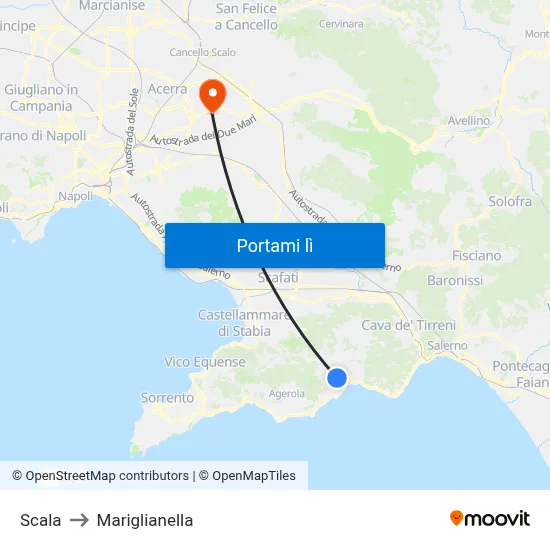 Scala to Mariglianella map