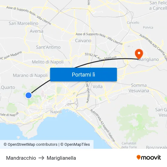 Mandracchio to Mariglianella map