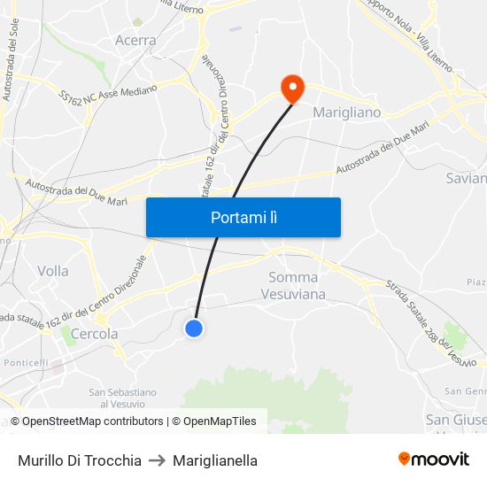 Murillo Di Trocchia to Mariglianella map