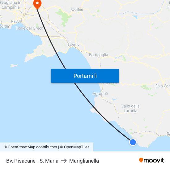 Bv. Pisacane - S. Maria to Mariglianella map