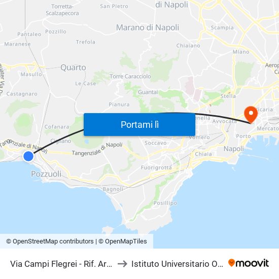 Via Campi Flegrei - Rif. Arredamenti Pisani Altezza Incrocio Via Luciano to Istituto Universitario Orientale - Palazzo Santa Maria Porta Coeli map