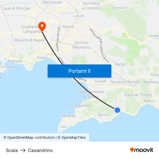 Scala to Casandrino map