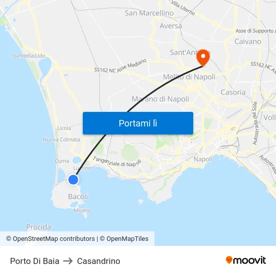 Porto Di Baia to Casandrino map