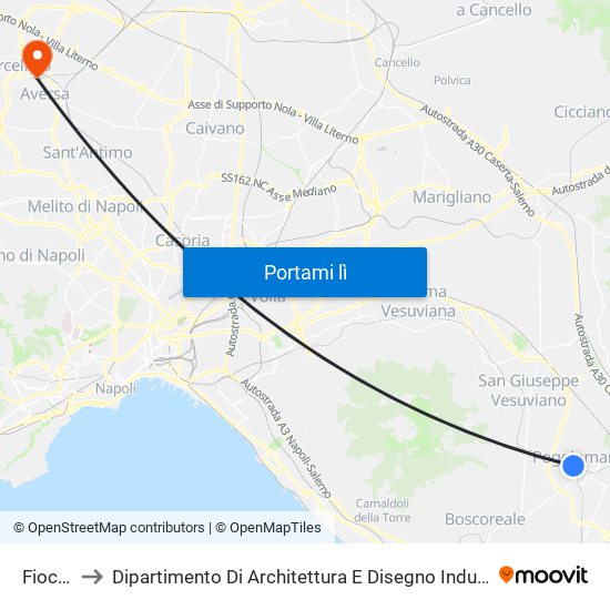 Fiocco to Dipartimento Di Architettura E Disegno Industriale map