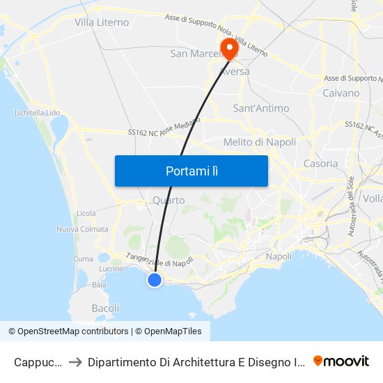 Cappuccini to Dipartimento Di Architettura E Disegno Industriale map